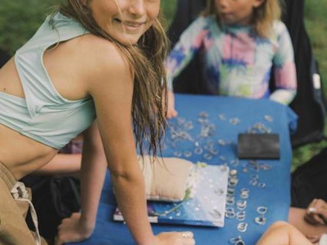 Sweet girls playing
