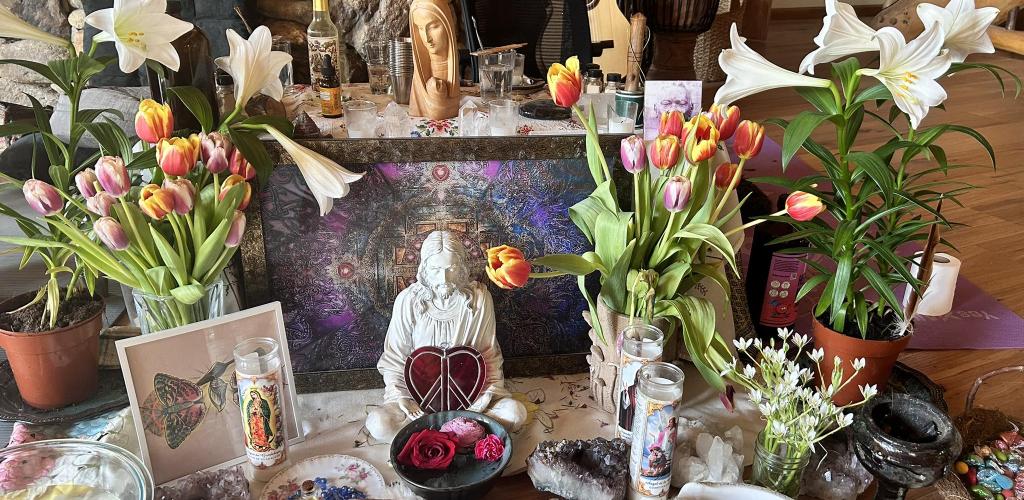 Jesus Easter Altar